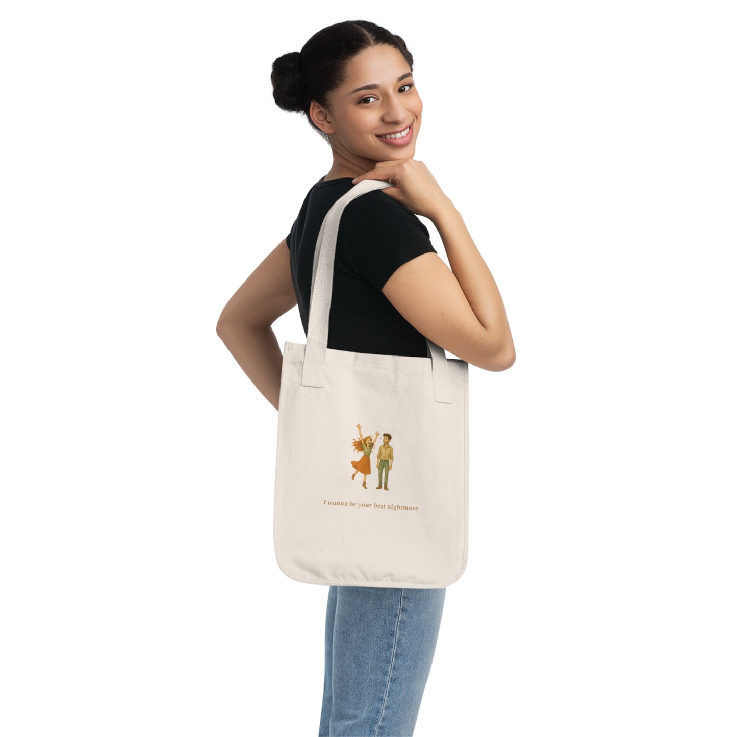 Canvas Tote Bag, 'I wanna be your best