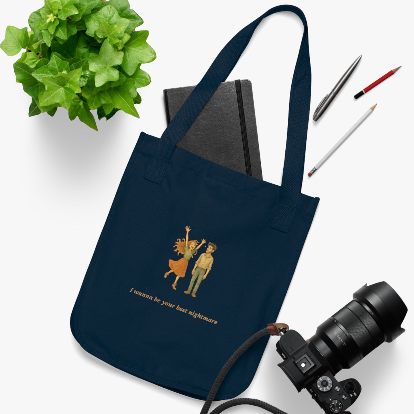 Canvas Tote Bag, 'I wanna be your best
